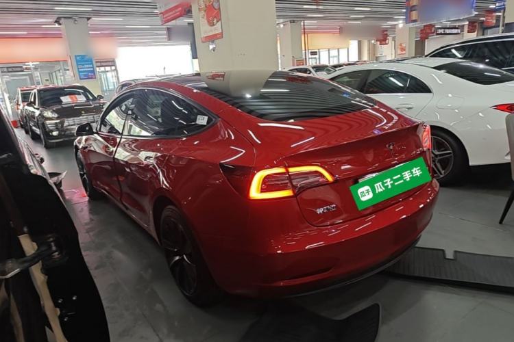 Used Tesla Model 3 2022 Rear-Wheel-Drive Version Rear Left 45 Deg