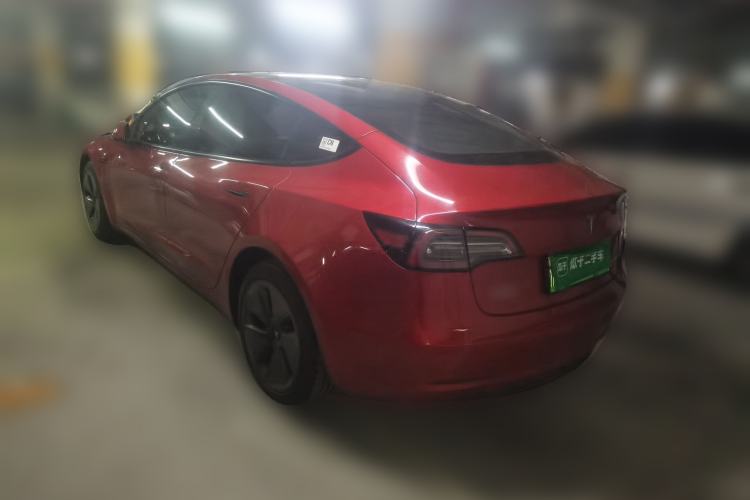 Used Tesla Model 3 2022 Rear-Wheel-Drive Version Rear Left 45 Deg