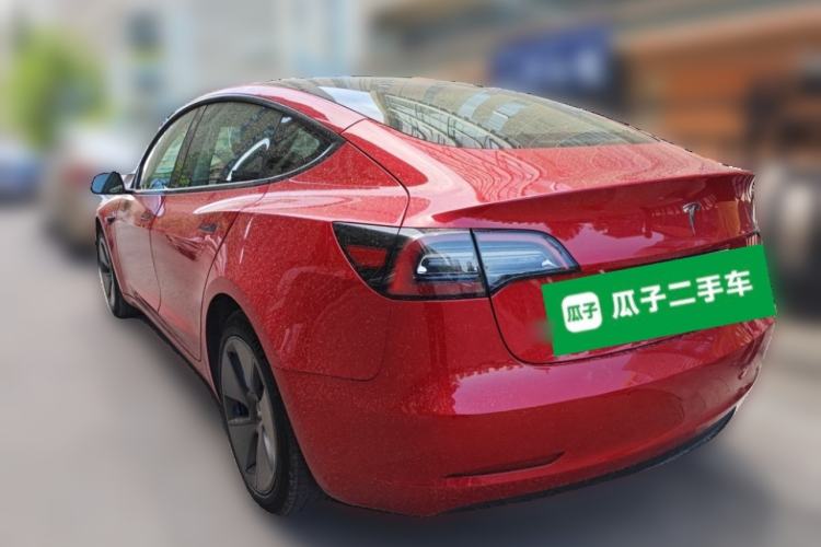 Used Tesla Model 3 2022 Rear-Wheel-Drive Version Rear Left 45 Deg