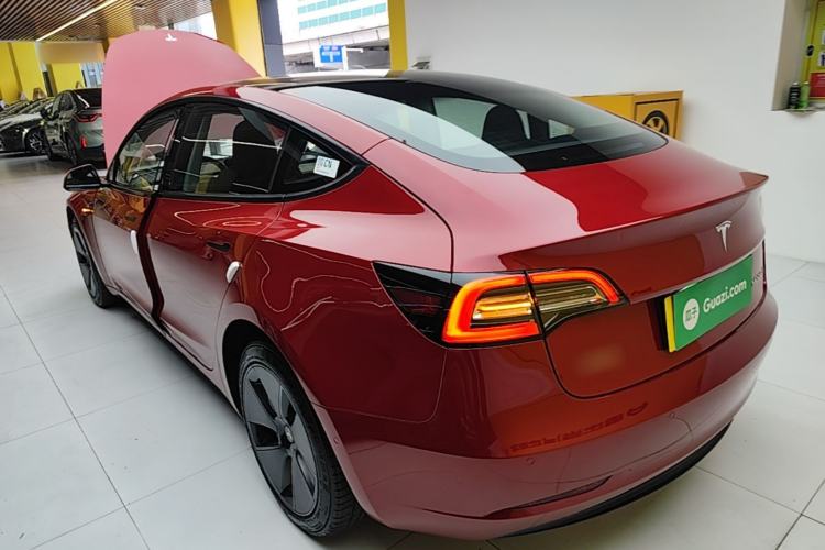 Used Tesla Model 3 2022 Rear-Wheel-Drive Version Rear Left 45 Deg