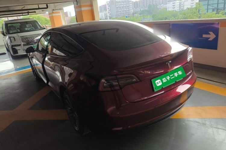 Used Tesla Model 3 2022 Rear-Wheel-Drive Version Rear Left 45 Deg