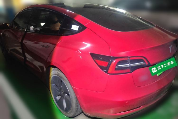Used Tesla Model 3 2022 Rear-Wheel-Drive Version Rear Left 45 Deg
