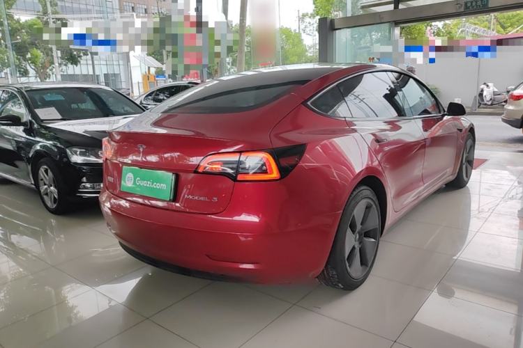 Used Tesla Model 3 2022 Rear-Wheel-Drive Version Rear Right 45 Deg