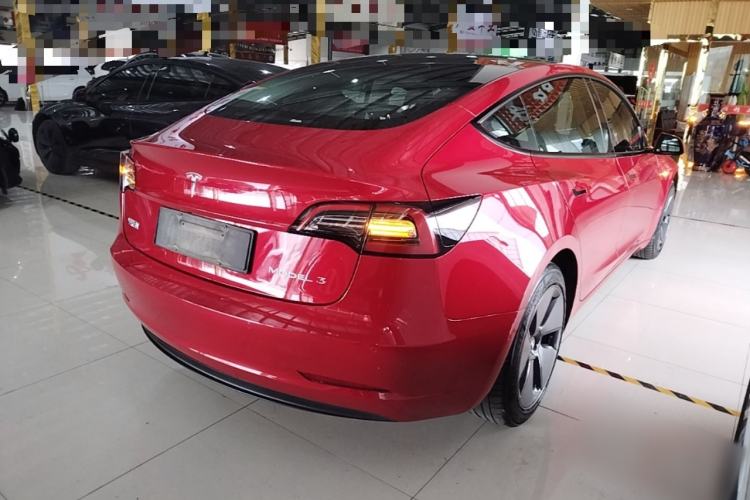 Used Tesla Model 3 2022 Rear-Wheel-Drive Version Rear Right 45 Deg