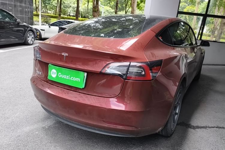 Used Tesla Model 3 2022 Rear-Wheel-Drive Version Rear Right 45 Deg