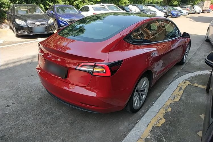 Used Tesla Model 3 2022 Rear-Wheel-Drive Version Rear Right 45 Deg