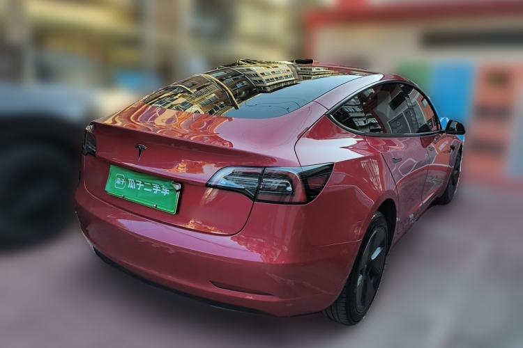 Used Tesla Model 3 2022 Rear-Wheel-Drive Version Rear Right 45 Deg