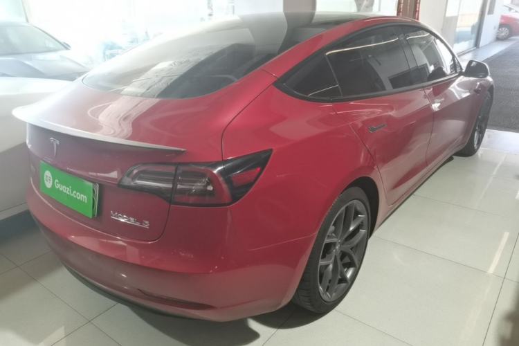 Used Tesla Model 3 2022 Performance High-Performance All-Wheel-Drive Version Rear Right 45 Deg