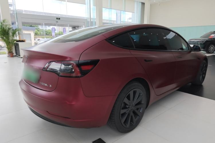 Used Tesla Model 3 2022 Rear-Wheel-Drive Version Rear Right 45 Deg