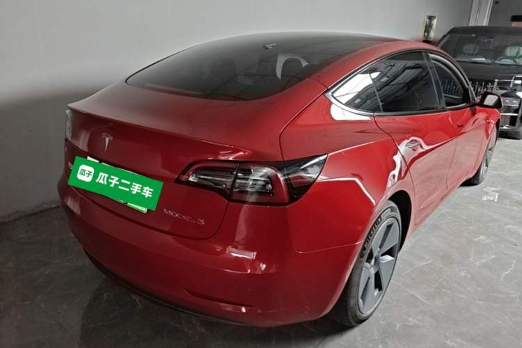 Used Tesla Model 3 2022 Rear-Wheel-Drive Version Rear Right 45 Deg