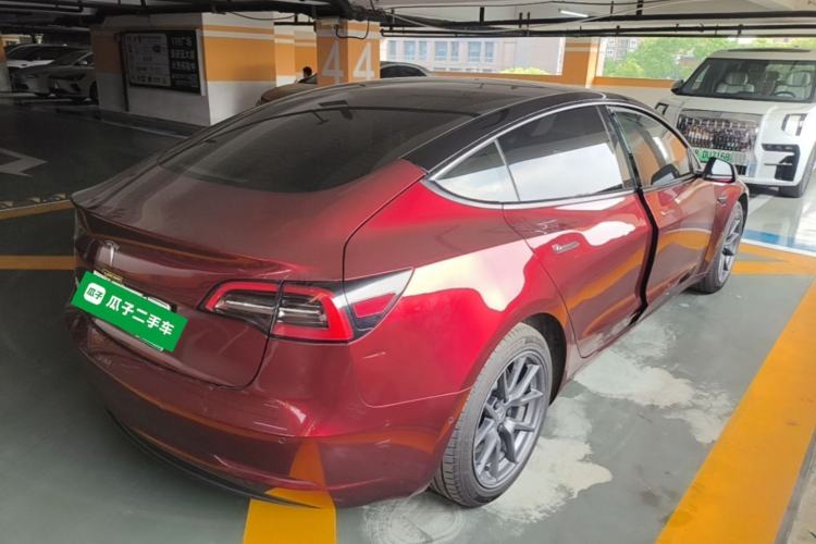 Used Tesla Model 3 2022 Rear-Wheel-Drive Version Rear Right 45 Deg