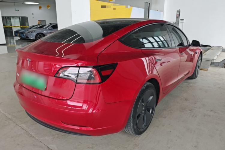 Used Tesla Model 3 2022 Rear-Wheel-Drive Version Rear Right 45 Deg
