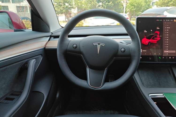 Used Tesla Model 3 2022 Performance High-Performance All-Wheel-Drive Version Steering Wheel