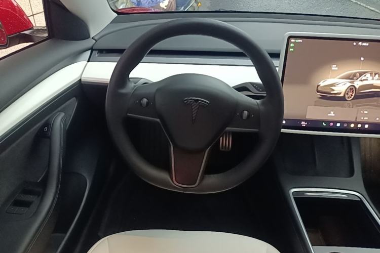 Used Tesla Model 3 2022 Performance High-Performance All-Wheel-Drive Version Steering Wheel