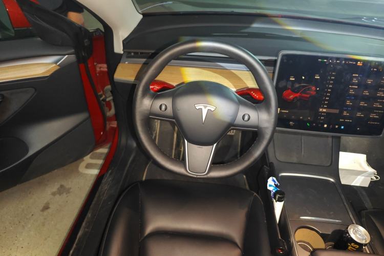 Used Tesla Model 3 2022 Performance High-Performance All-Wheel-Drive Version Steering Wheel