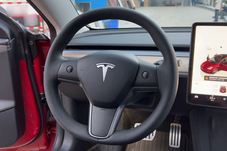 Used Tesla Model 3 2022 Performance High-Performance All-Wheel-Drive Version Steering Wheel