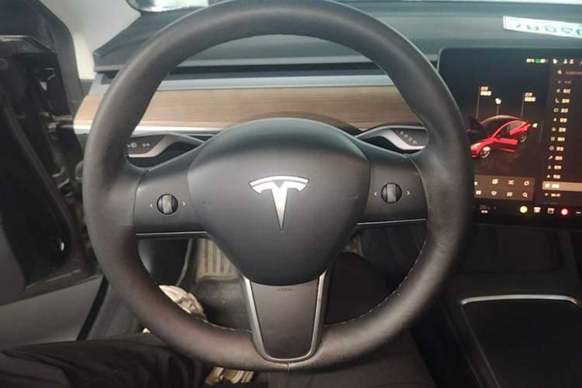 Used Tesla Model 3 2022 Performance High-Performance All-Wheel-Drive Version Steering Wheel