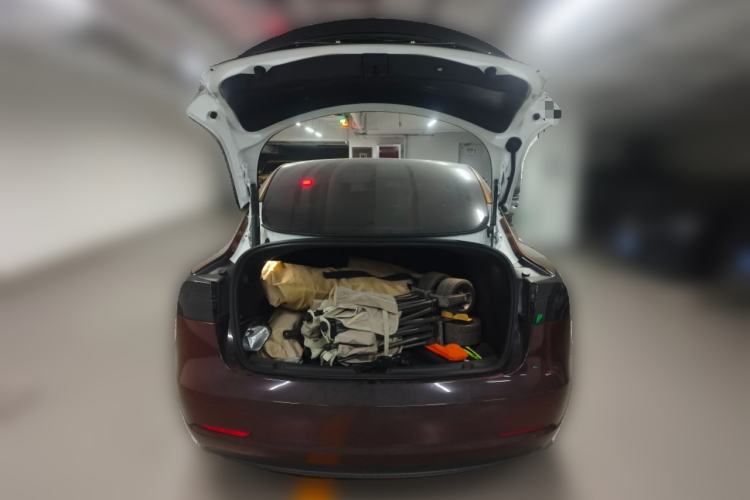 Used Tesla Model 3 2022 Performance High-Performance All-Wheel-Drive Version Trunk