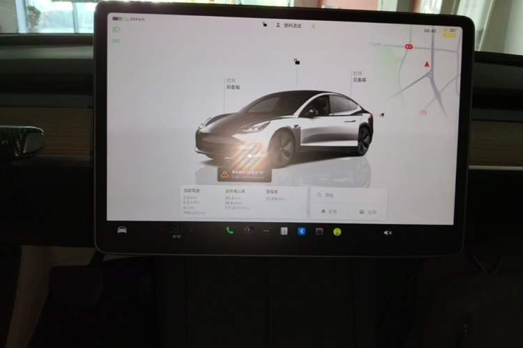Used Tesla Model 3 2022 Rear-Wheel-Drive Version Audio And AC Panel