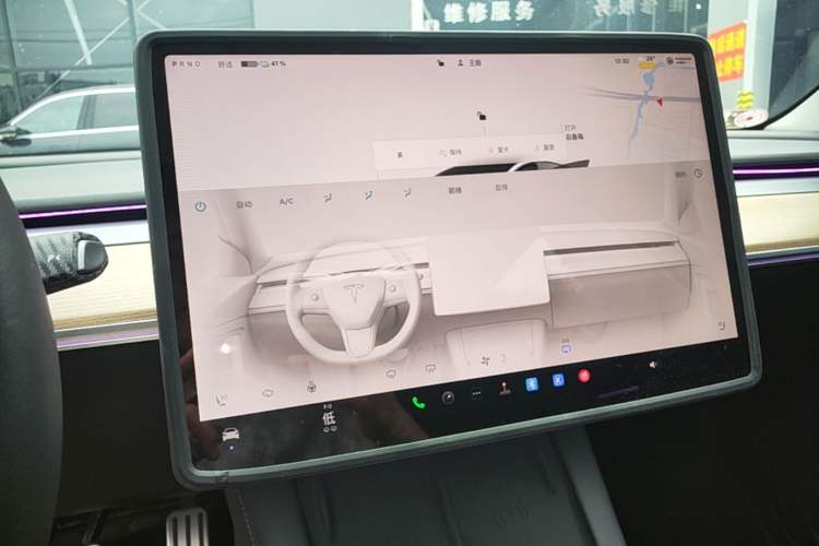Used Tesla Model 3 2022 Rear-Wheel-Drive Version Audio And AC Panel