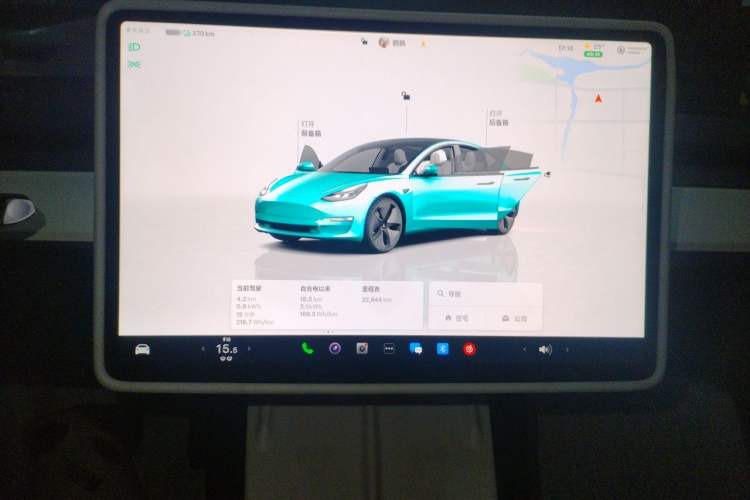 Used Tesla Model 3 2022 Rear-Wheel-Drive Version Audio And AC Panel