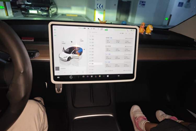 Used Tesla Model 3 2022 Rear-Wheel-Drive Version Audio And AC Panel