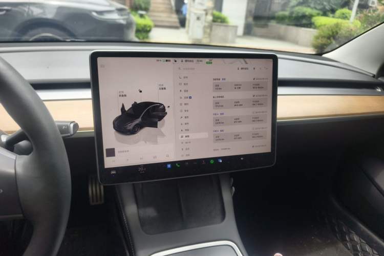 Used Tesla Model 3 2022 Performance High-Performance All-Wheel-Drive Version Audio And AC Panel