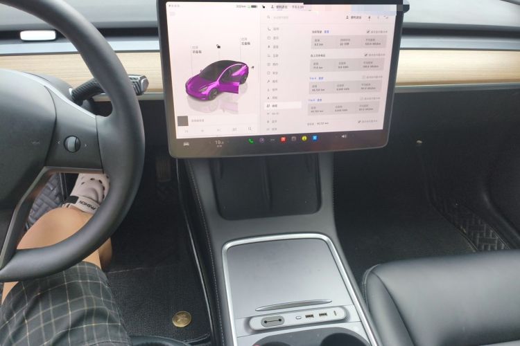 Used Tesla Model 3 2022 Rear-Wheel-Drive Version Audio And AC Panel