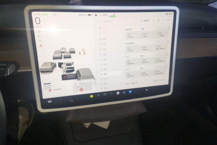 Used Tesla Model 3 2022 Rear-Wheel-Drive Version Audio And AC Panel