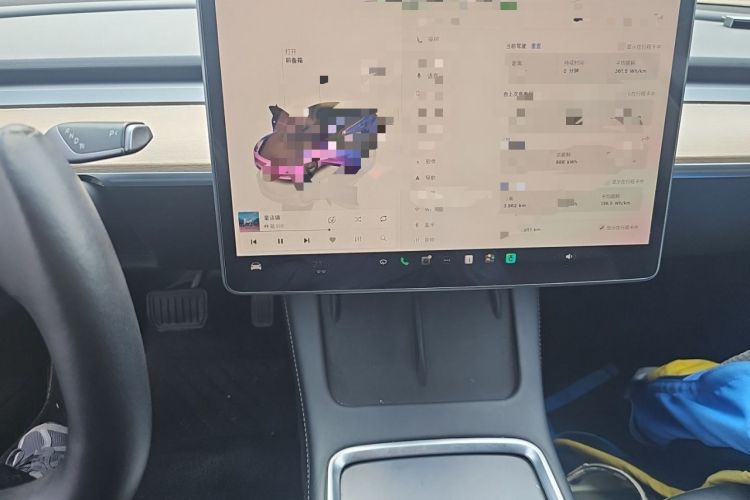 Used Tesla Model 3 2022 Rear-Wheel-Drive Version Audio And AC Panel