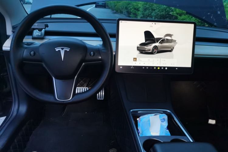Used Tesla Model 3 2022 Performance High-Performance All-Wheel-Drive Version Center Console