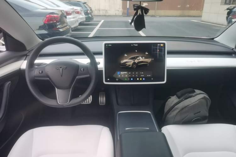 Used Tesla Model 3 2022 Performance High-Performance All-Wheel-Drive Version Center Console