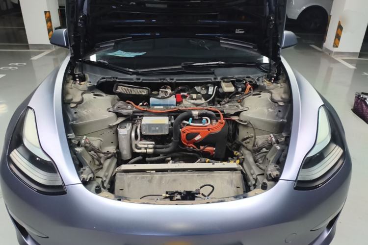 Used Tesla Model 3 2022 Performance High-Performance All-Wheel-Drive Version Engine Bay