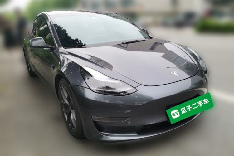 Used Tesla Model 3 2022 Performance High-Performance All-Wheel-Drive Version Front Right 45 Deg