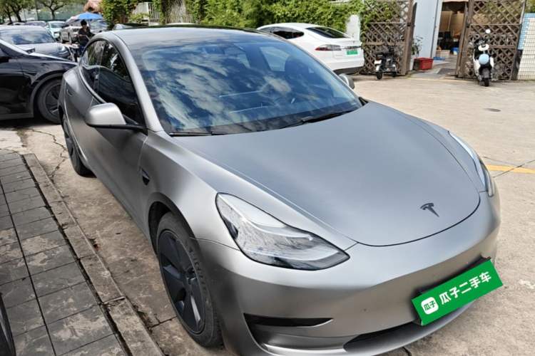 Used Tesla Model 3 2022 Rear-Wheel-Drive Version Front Right 45 Deg