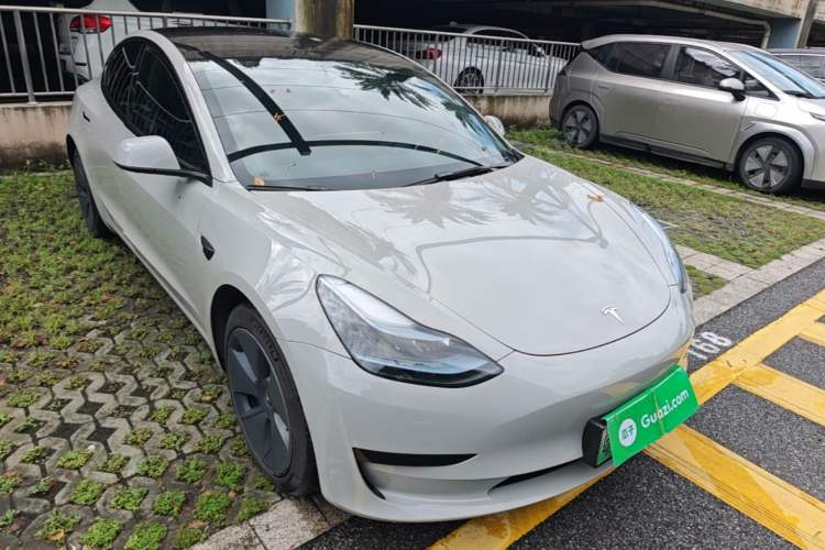 Used Tesla Model 3 2022 Rear-Wheel-Drive Version Front Right 45 Deg