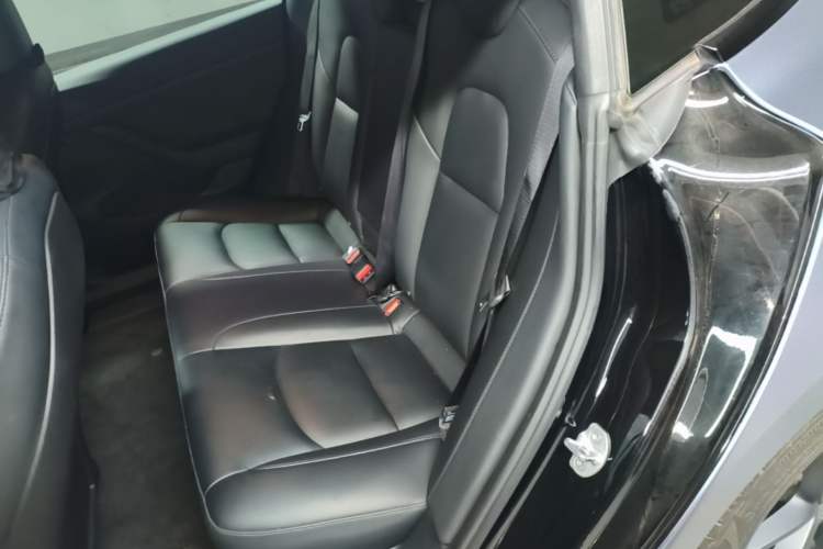 Used Tesla Model 3 2022 Performance High-Performance All-Wheel-Drive Version Left Rear Seat