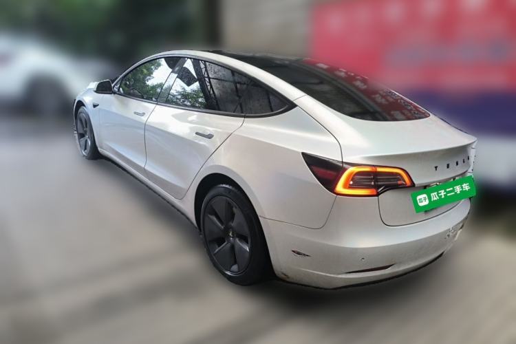 Used Tesla Model 3 2022 Rear-Wheel-Drive Version Rear Left 45 Deg