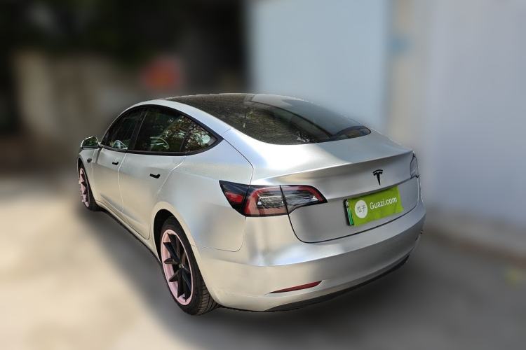 Used Tesla Model 3 2022 Rear-Wheel-Drive Version Rear Left 45 Deg
