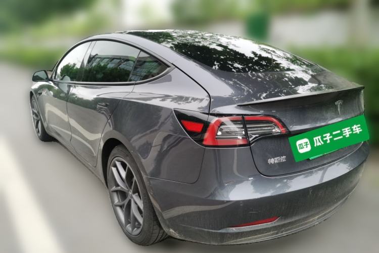 Used Tesla Model 3 2022 Performance High-Performance All-Wheel-Drive Version Rear Left 45 Deg