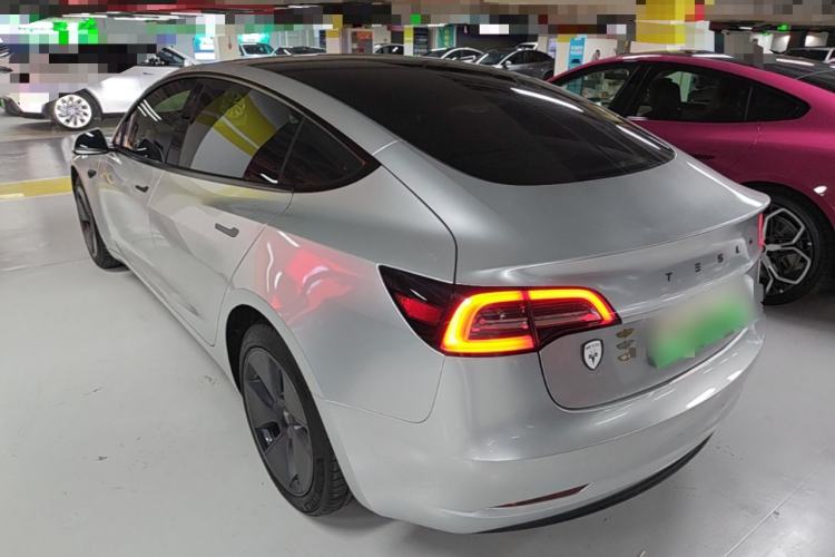 Used Tesla Model 3 2022 Rear-Wheel-Drive Version Rear Left 45 Deg