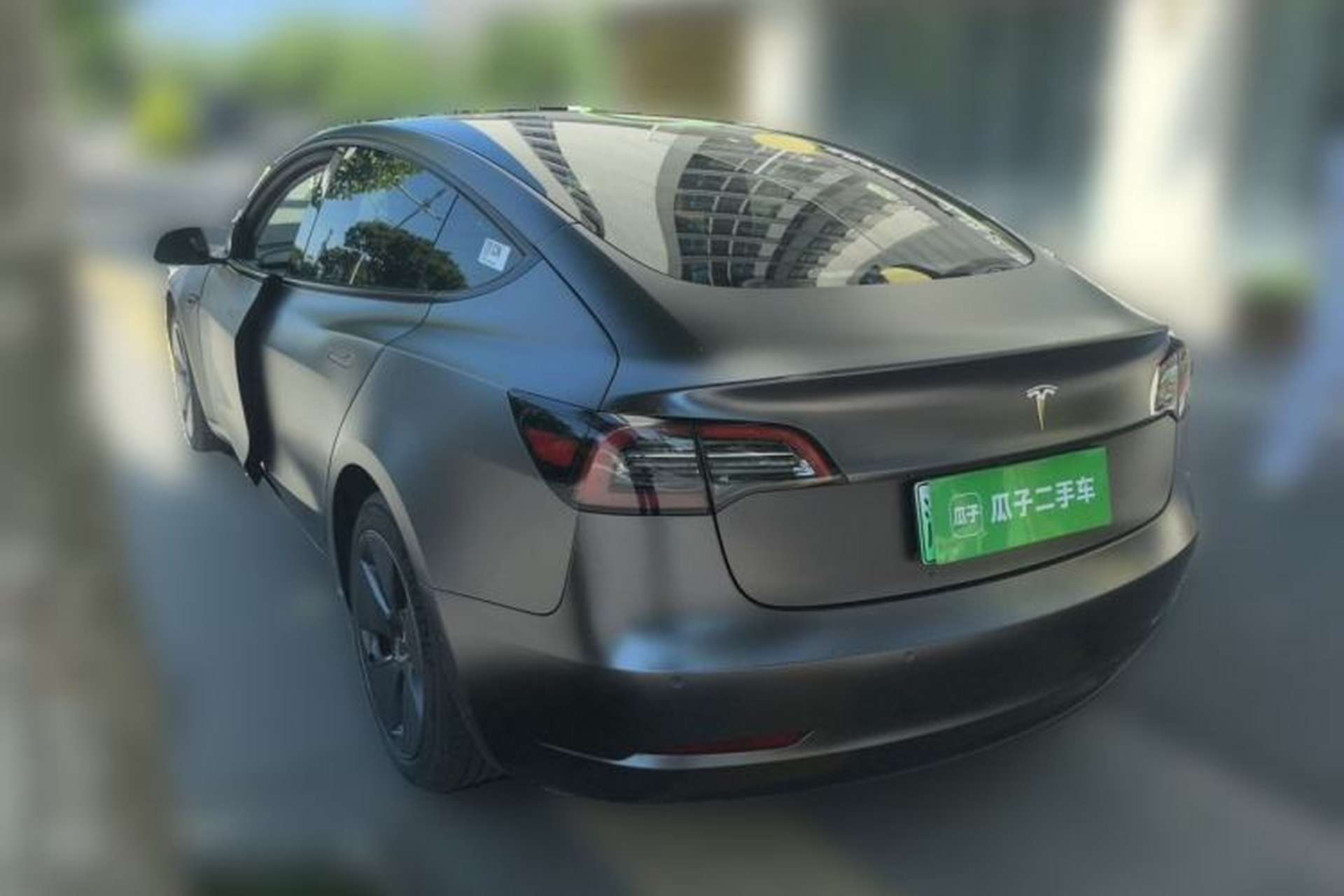 Used Tesla Model 3 2022 Rear-Wheel-Drive Version Rear Left 45 Deg