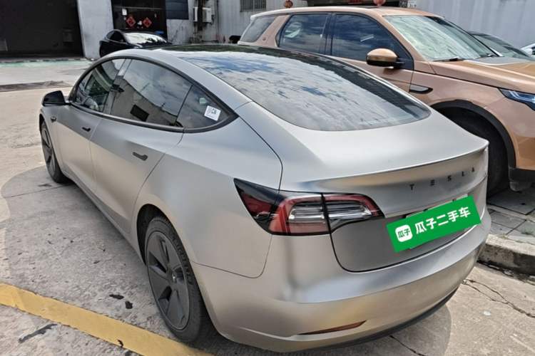 Used Tesla Model 3 2022 Rear-Wheel-Drive Version Rear Left 45 Deg