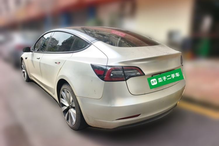 Used Tesla Model 3 2022 Rear-Wheel-Drive Version Rear Left 45 Deg