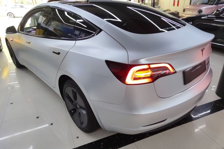 Used Tesla Model 3 2022 Rear-Wheel-Drive Version Rear Left 45 Deg