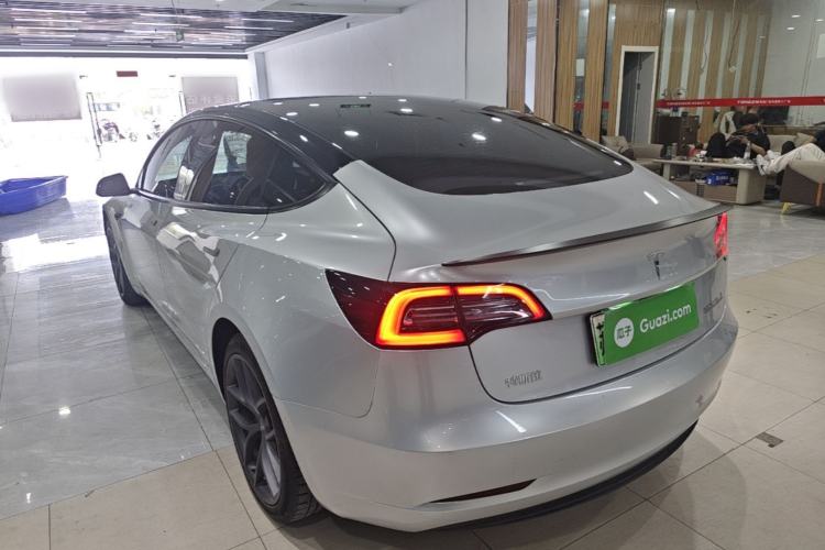 Used Tesla Model 3 2022 Performance High-Performance All-Wheel-Drive Version Rear Left 45 Deg