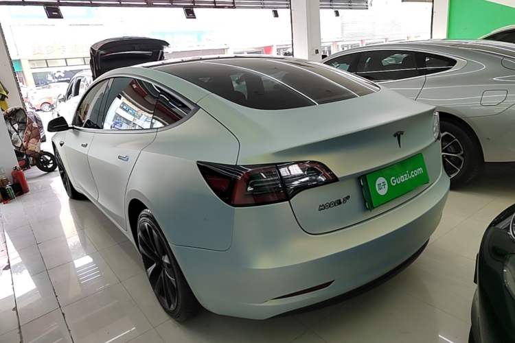 Used Tesla Model 3 2022 Rear-Wheel-Drive Version Rear Left 45 Deg