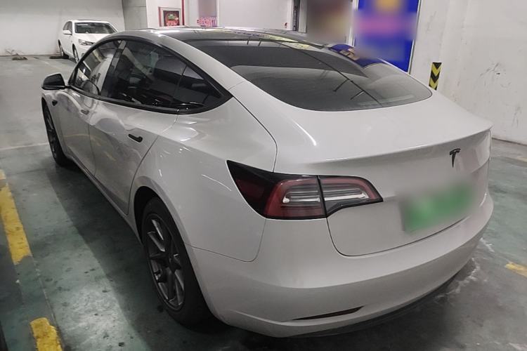 Used Tesla Model 3 2022 Rear-Wheel-Drive Version Rear Left 45 Deg