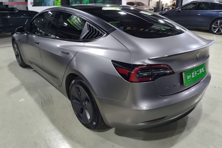 Used Tesla Model 3 2022 Rear-Wheel-Drive Version Rear Left 45 Deg