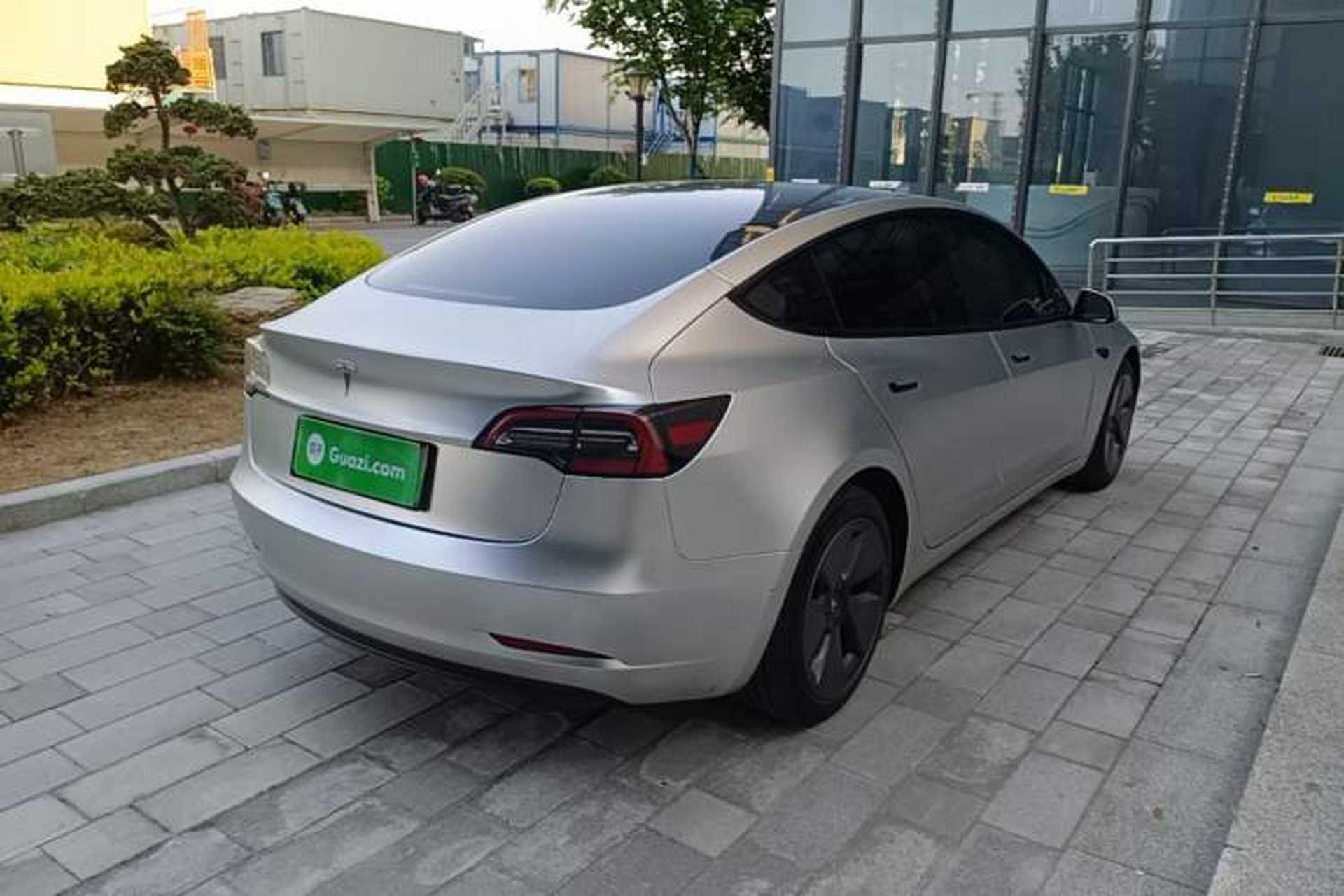 Used Tesla Model 3 2022 Rear-Wheel-Drive Version Rear Right 45 Deg